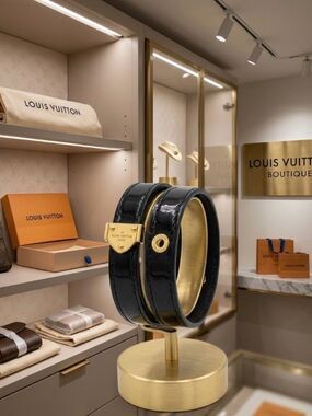 🛍️ Louis Vuitton Authentic Triple Tour Vernis Wrap Bracelet & Box